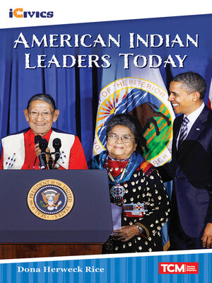 cover image of American Indian Leaders Today
